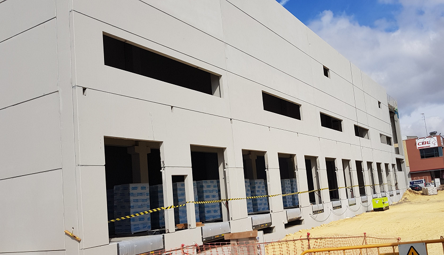 Construcción planta logística congelación Merlin Property 